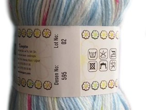 Детский акрил Cici bebe Papatya 02 голубой